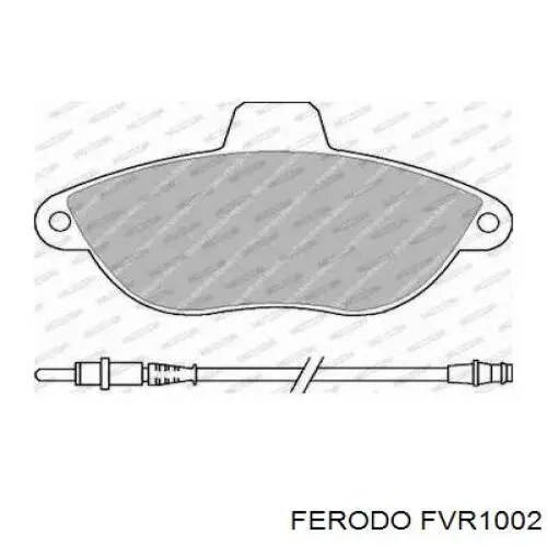 FVR1002 Ferodo pastillas de freno delanteras