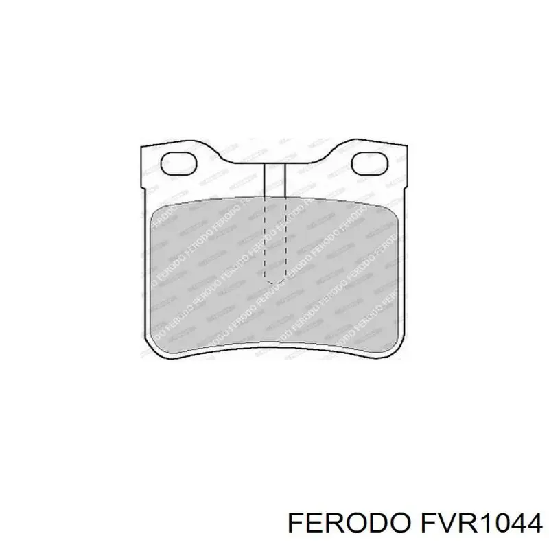 FVR1044 Ferodo pastillas de freno traseras