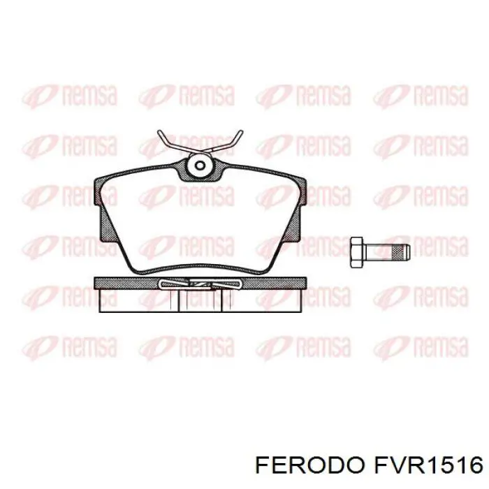 Pastillas traseras Ferodo FVR1516