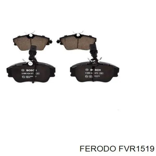 FVR1519 Ferodo pastillas de freno delanteras