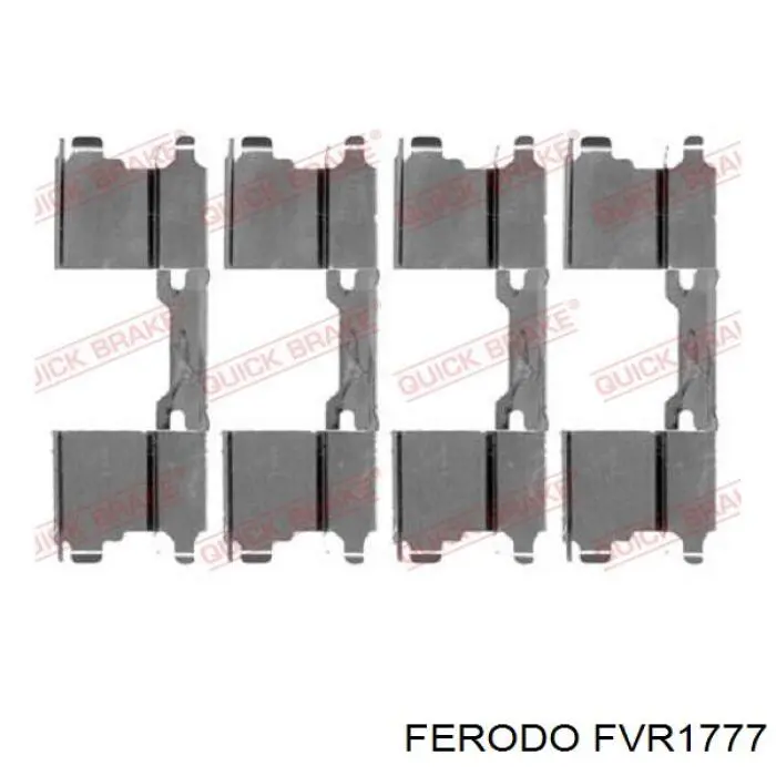Pastillas de freno FVR1777 Ferodo