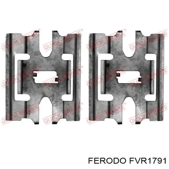 FVR1791 Ferodo pastillas de freno delanteras