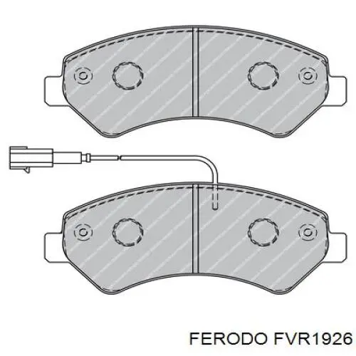 Comprar FVR1926 Ferodo Pastillas delanteras de freno