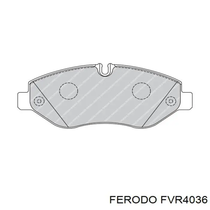 FVR4036 Ferodo pastillas de freno delanteras