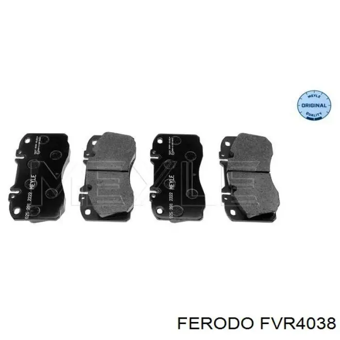 FVR4038 Ferodo pastillas de freno delanteras