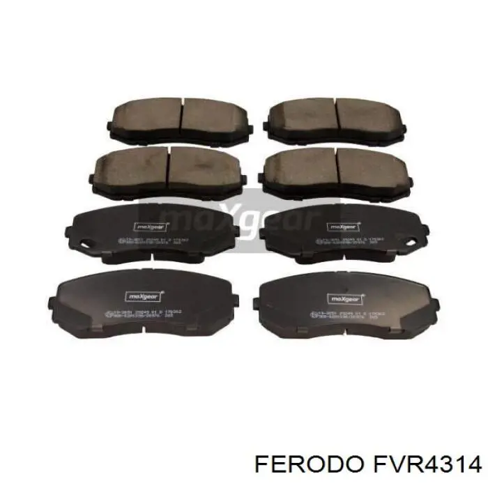 FVR4314 Ferodo pastillas de freno delanteras
