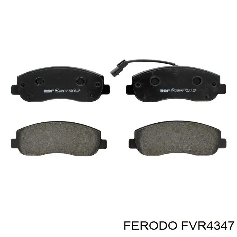 FVR4347 Ferodo pastillas de freno delanteras
