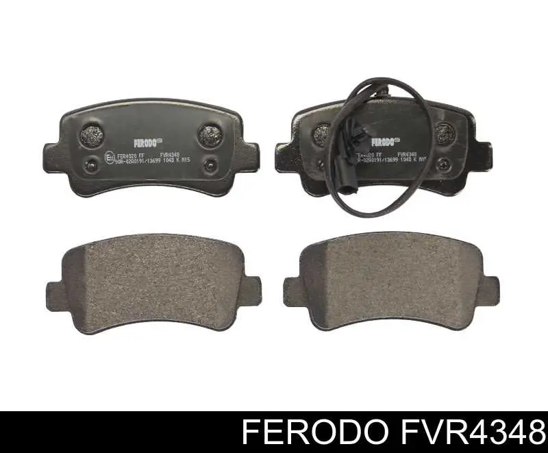 Comprar FVR4348 Ferodo Pastillas de freno traseras