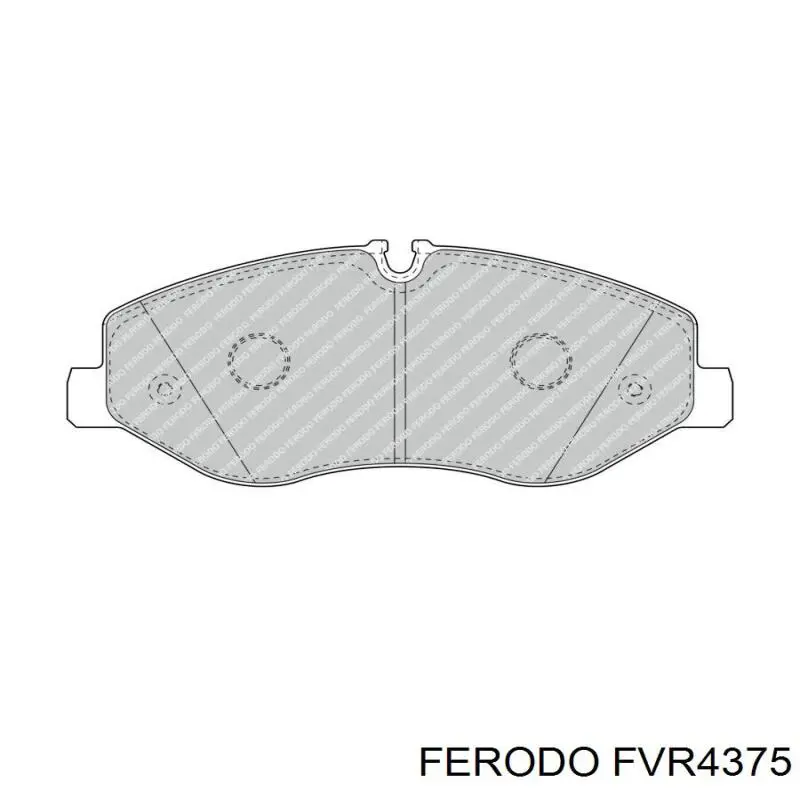 FVR4375 Ferodo pastillas de freno delanteras