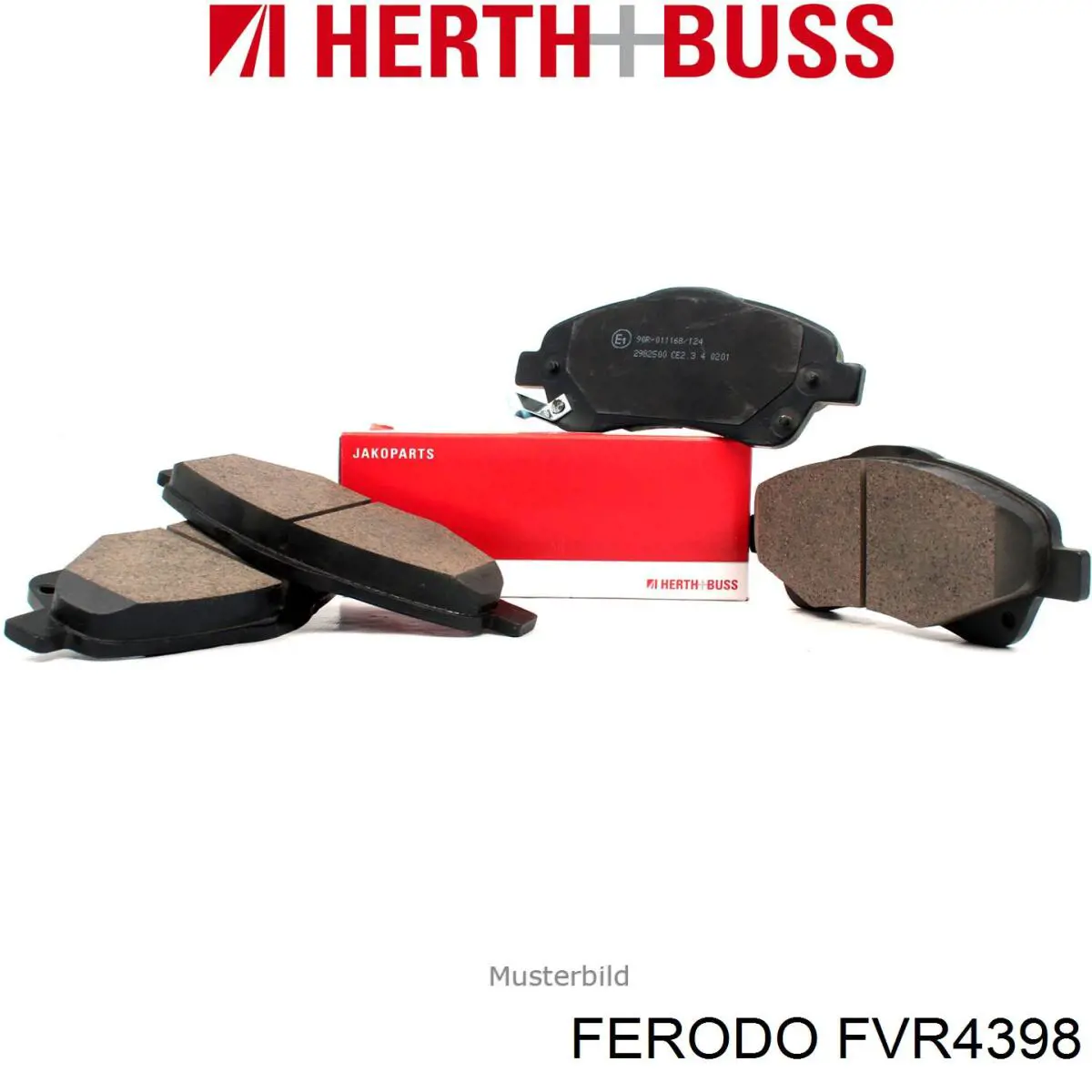 Pastillas de freno traseras FVR4398 Ferodo