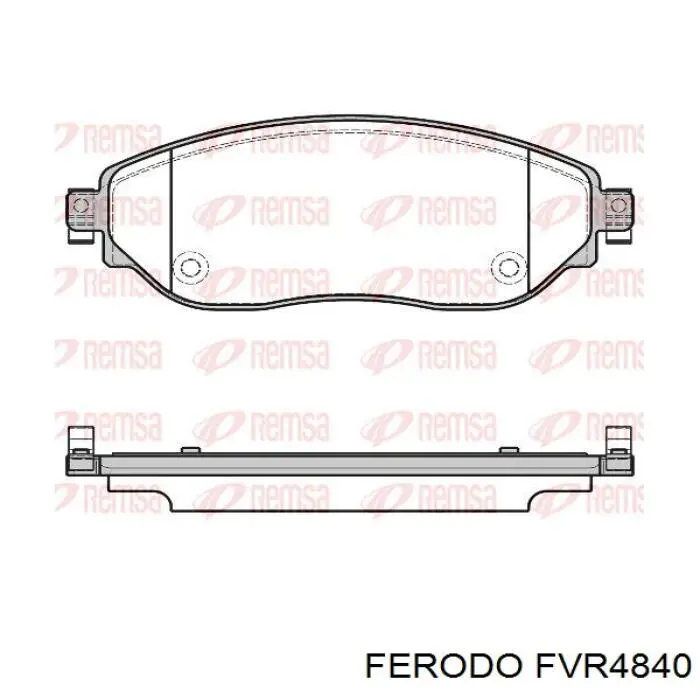 Comprar FVR4840 Ferodo Pastillas delanteras de freno