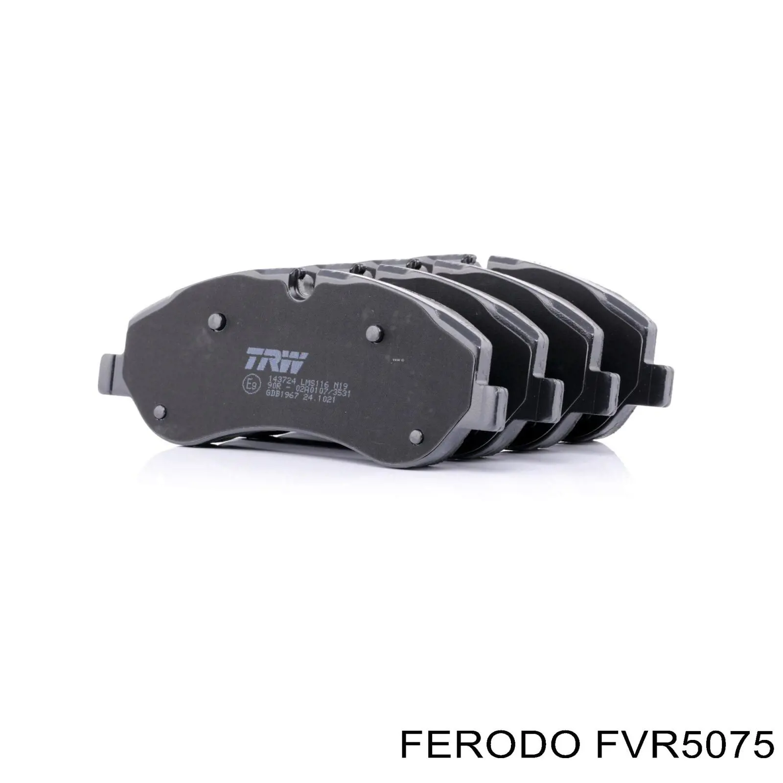 Pastillas de freno traseras FVR5075 Ferodo