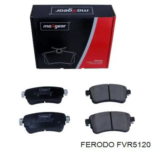 FVR5120 Ferodo pastillas de freno traseras