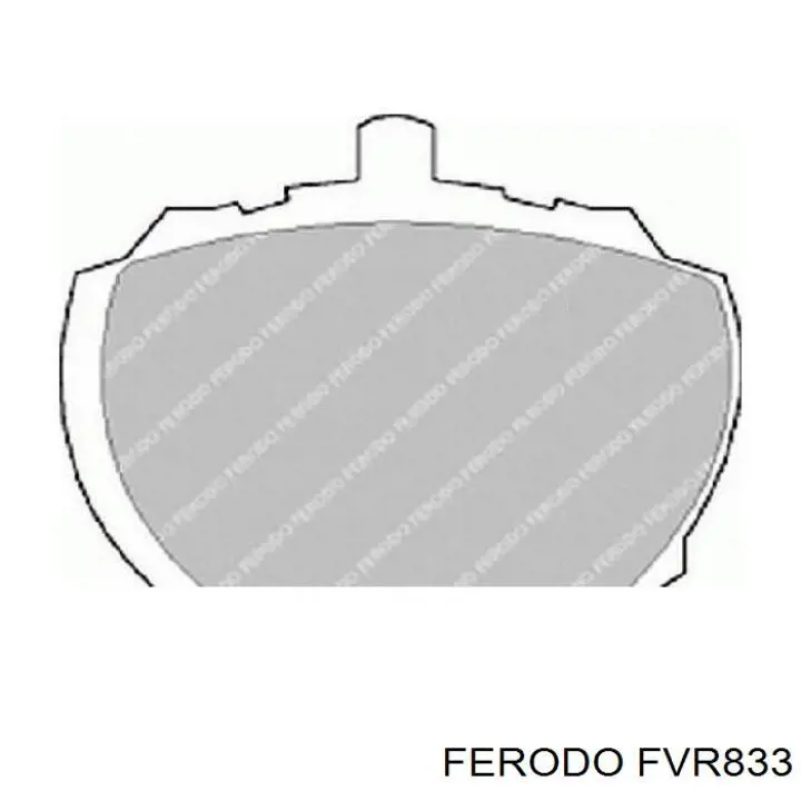 FVR833 Ferodo pastillas de freno delanteras