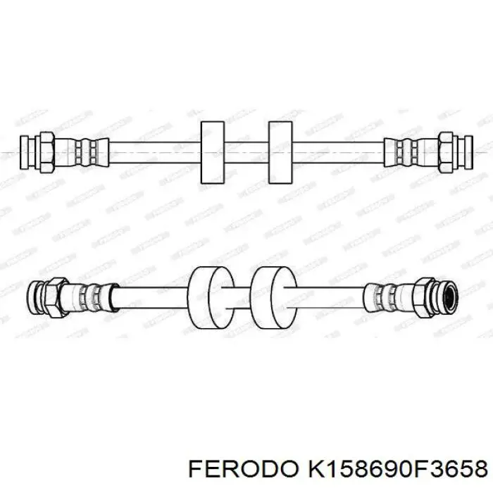Forron Del Freno Delantero (camion) FERODO K158690F3658