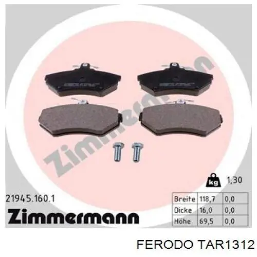 Pastillas de freno delanteras Seat Ibiza 2 6K1