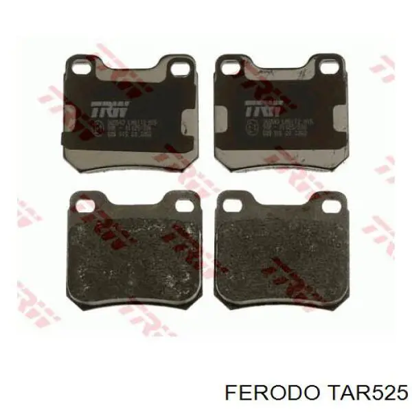 TAR525 Ferodo pastillas de freno traseras