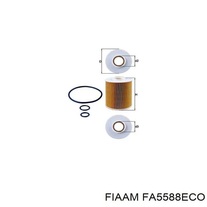 FA5588ECO Coopers FIAAM filtro de aceite