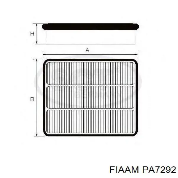 PA7292 Coopers FIAAM filtro de aire