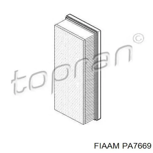 Filtro de aire Peugeot 206 2A/C