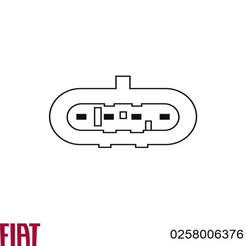 Sonda lambda 0258006376 Fiat/Alfa/Lancia