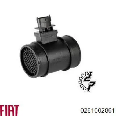 Medidor de flujo de aire Fiat/Alfa/Lancia 0281002861 precio, desde 47,92 EUR