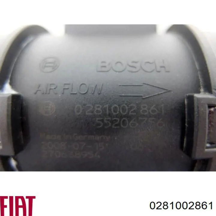 Comprar 0281002861 Fiat/Alfa/Lancia Sensor de masa de aire