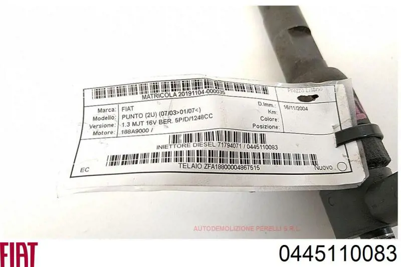 Inyectores Bosch 445110083 precio, desde 37,75 EUR