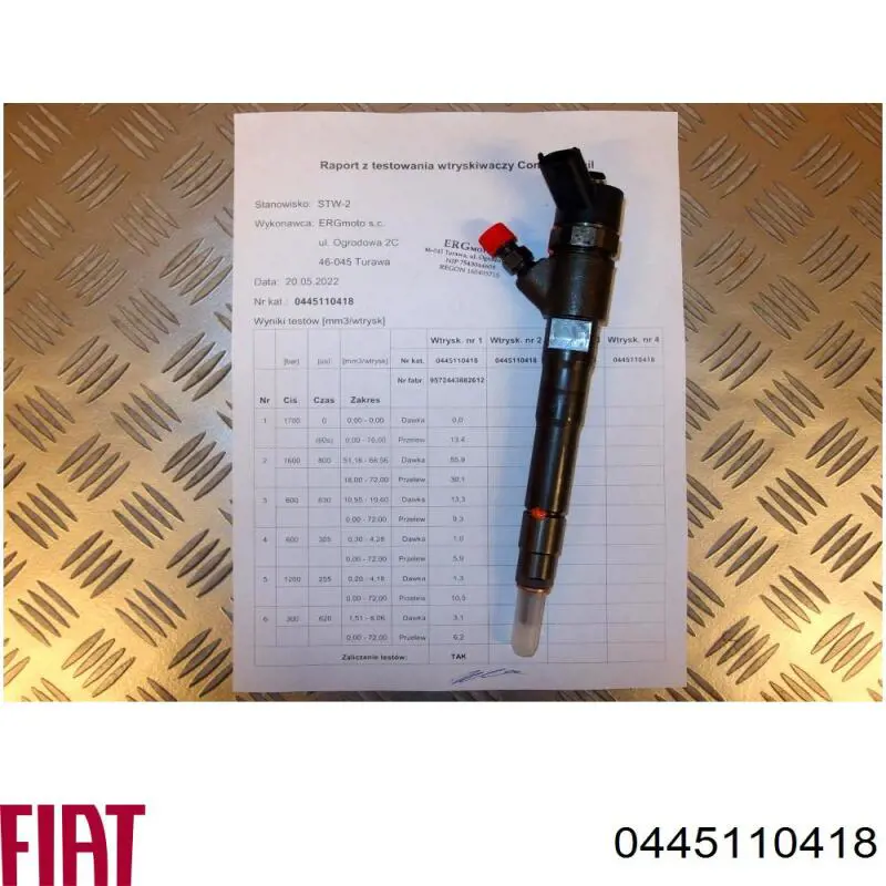 5801594342 NEW Holland Inyector de combustible