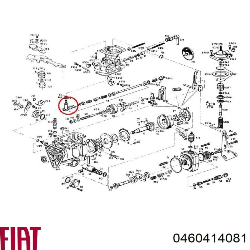 Comprar 0460414081 Fiat/Alfa/Lancia Bomba inyectora