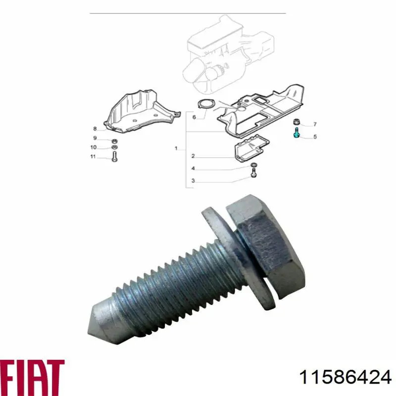 Fiat/Alfa/Lancia 11586424 precio, desde 5,01 EUR