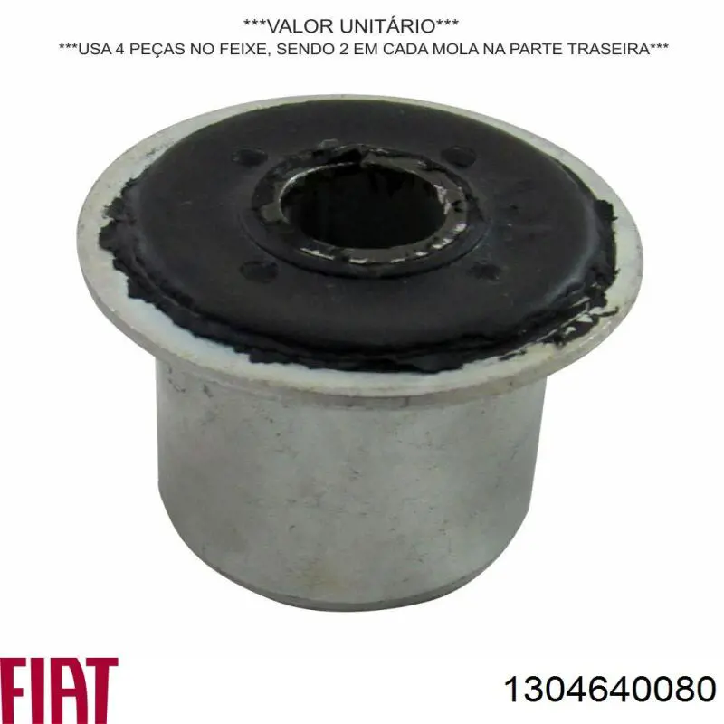 Buje trasero de ballesta trasera Fiat/Alfa/Lancia 1304640080 precio, desde 7,36 EUR