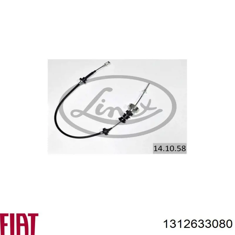 1312633080 Fiat/Alfa/Lancia cable de embrague