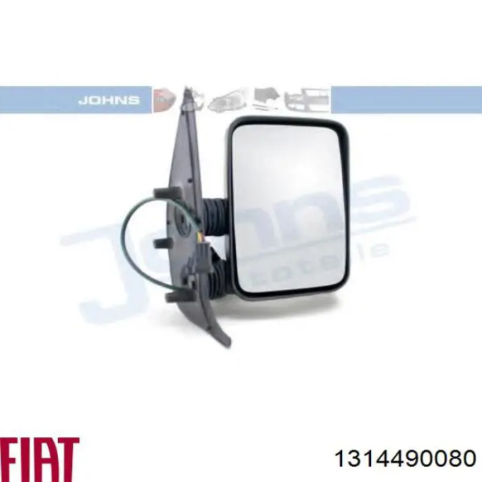 1314490080 Fiat/Alfa/Lancia espejo retrovisor derecho