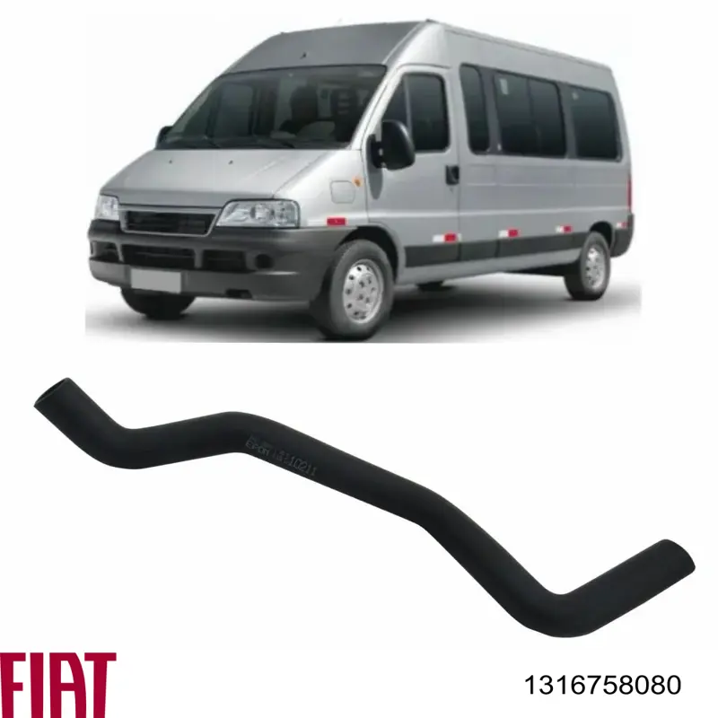 Manguera inferior del radiador Fiat/Alfa/Lancia 1316758080