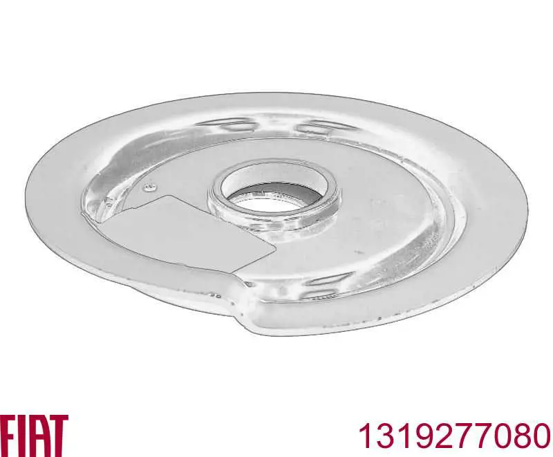 1319277080 Fiat/Alfa/Lancia Plato superior metálico del resorte delantero