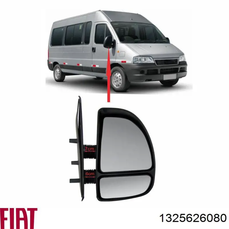 Comprar 8149H6 Peugeot/Citroen Espejo de retrovisor derecho