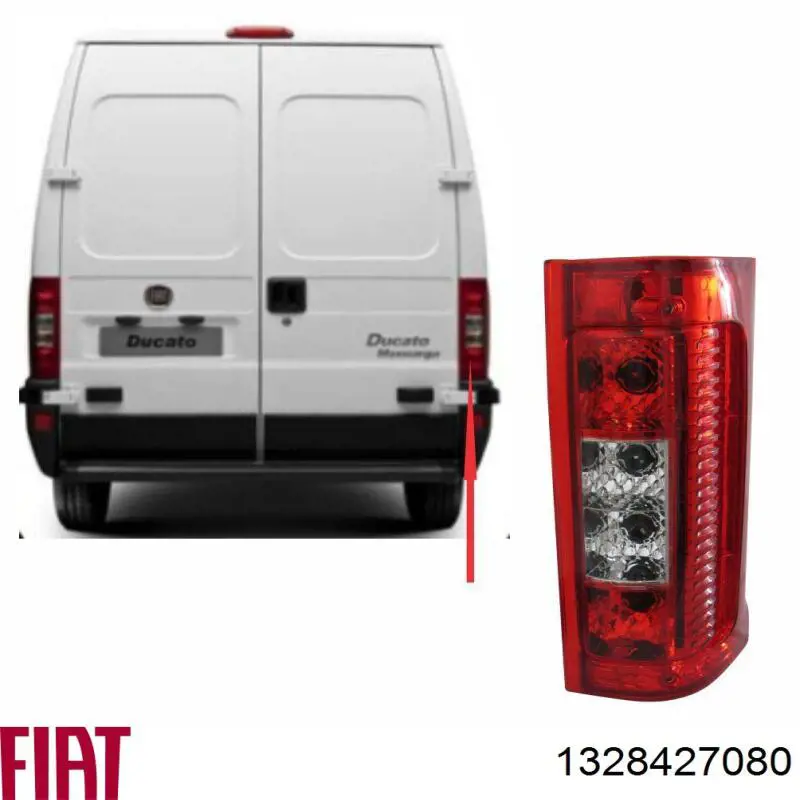 Comprar 1328427080 Fiat/Alfa/Lancia Piloto trasero derecho
