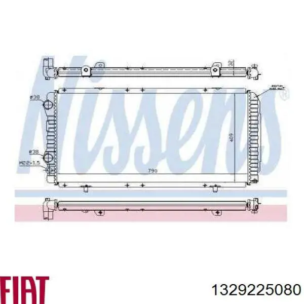 Água radiador Fiat/Alfa/Lancia 1329225080 precio, desde 79,74 EUR