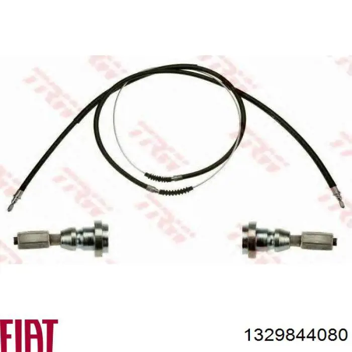 1329844080 Fiat/Alfa/Lancia cable de freno de mano trasero derecho/izquierdo