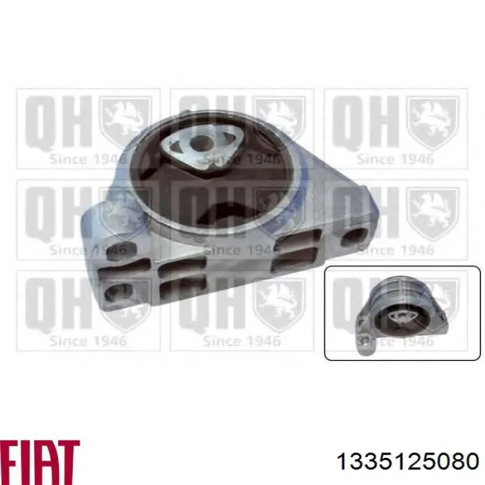 Soporte izquierdo del motor 1335125080 Fiat/Alfa/Lancia