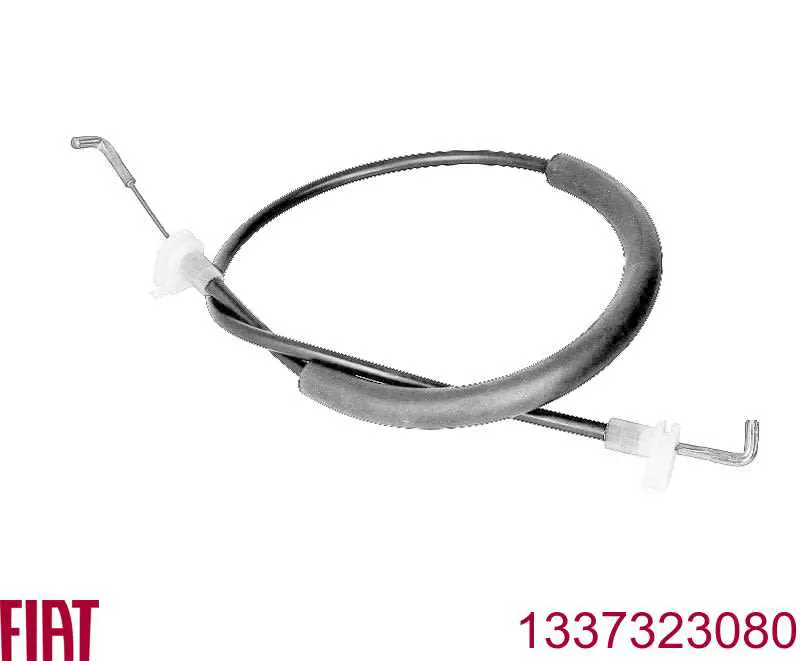 Cable de apertura de cerradura de puerta delantera derecha 1331037080 Fiat/Alfa/Lancia