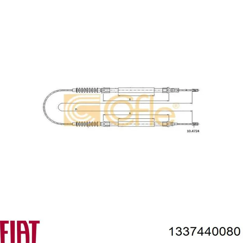 Comprar 910491 SPJ Cable de freno de mano trasero derecho/izquierdo