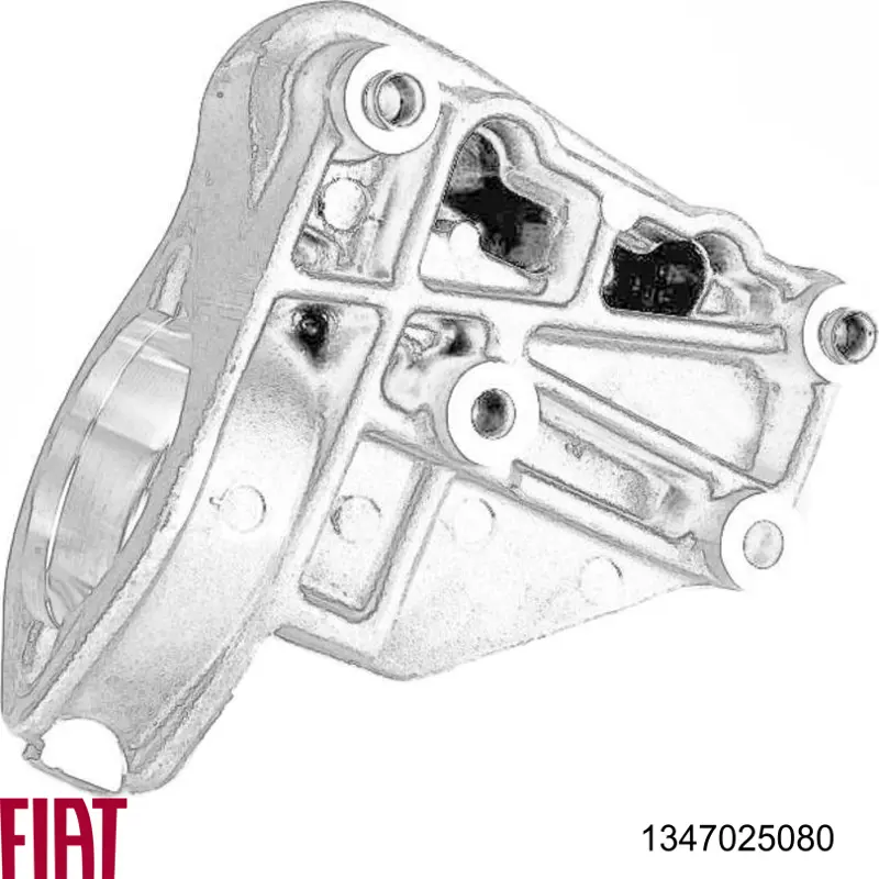 Comprar 1347025080 Fiat/Alfa/Lancia Soporte del rodamiento intermedio del semieje delantero