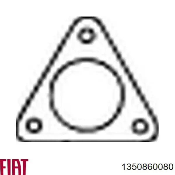 Junta de escape 1350860080 Fiat/Alfa/Lancia