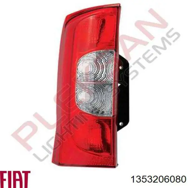 1353206080 Fiat/Alfa/Lancia Piloto trasero izquierdo