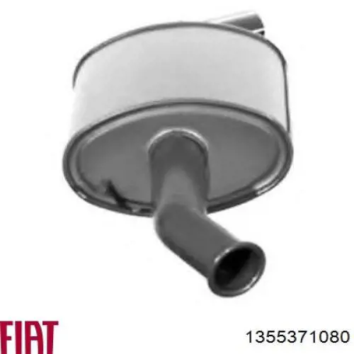 Silenciador trasero 1355371080 Fiat/Alfa/Lancia