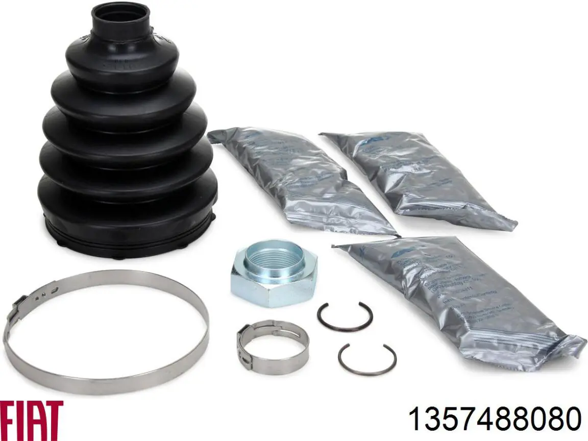 1369962080 Fiat/Alfa/Lancia Semieje delantero izquierdo