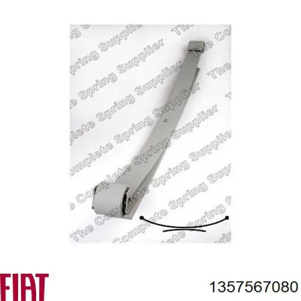 Comprar 1357567080 Fiat/Alfa/Lancia Ballesta de suspensión trasera
