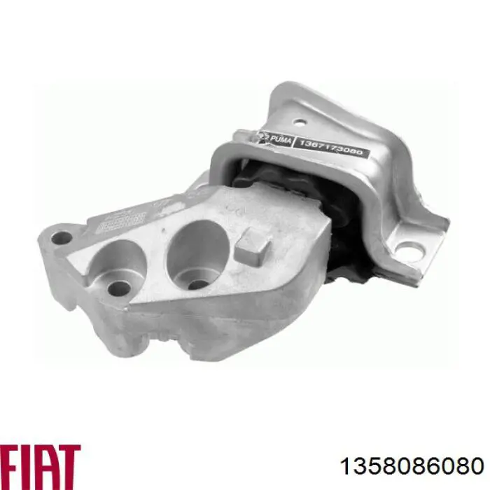 Soporte de motor derecho 1358086080 Fiat/Alfa/Lancia